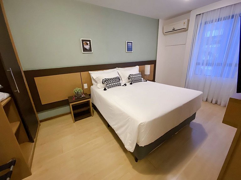 3.6 Flat aconchegante na melhor localização da Ilha