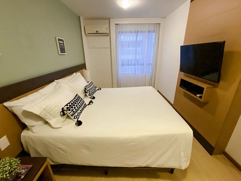 3.6 Flat aconchegante na melhor localização da Ilha