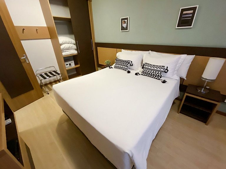 3.6 Flat aconchegante na melhor localização da Ilha