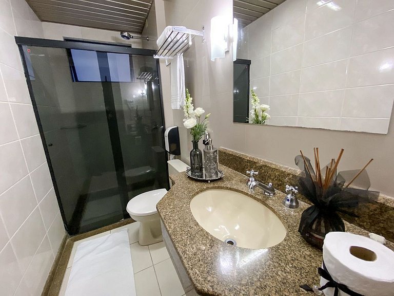 3.6 Flat aconchegante na melhor localização da Ilha