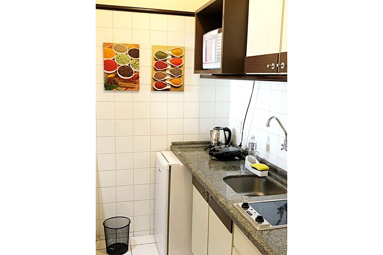 3.6 Flat aconchegante na melhor localização da Ilha