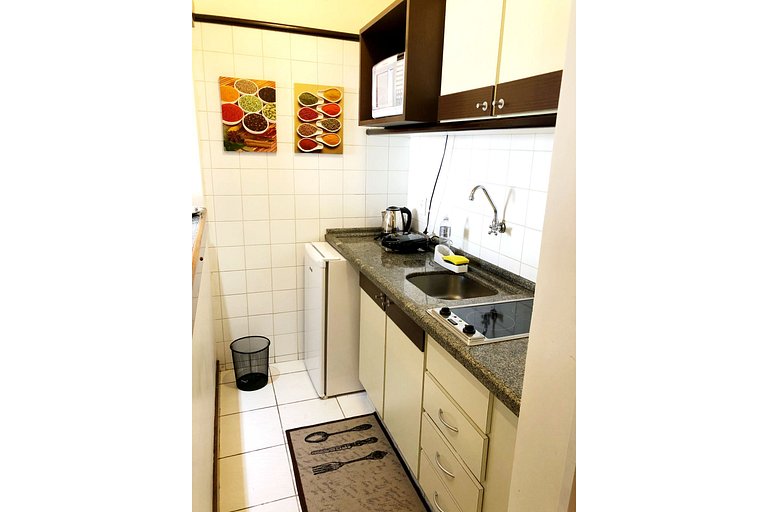 3.6 Flat aconchegante na melhor localização da Ilha