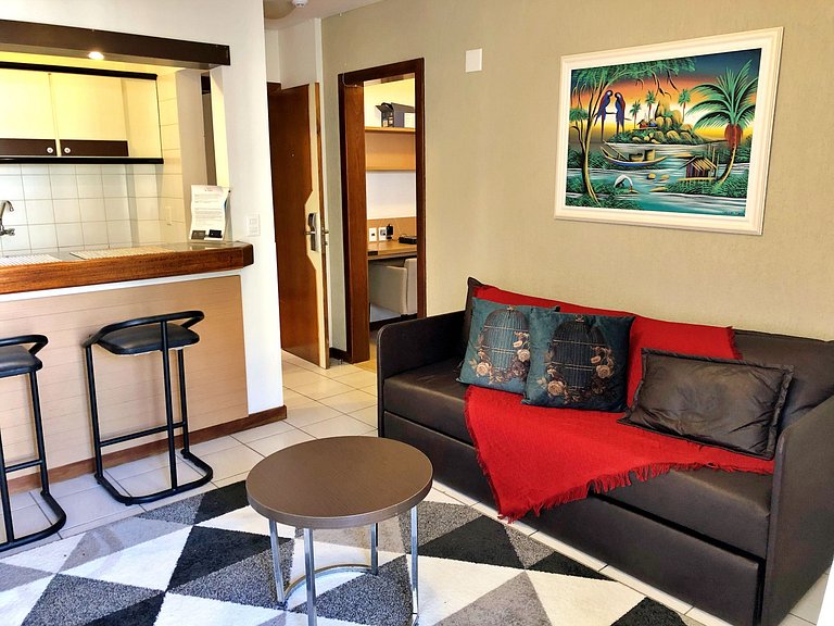 3.6 Flat aconchegante na melhor localização da Ilha