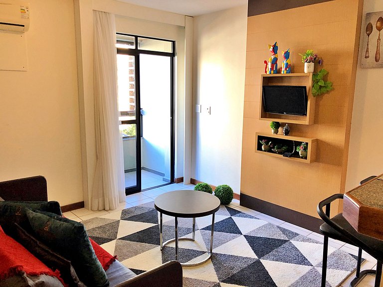 3.6 Flat aconchegante na melhor localização da Ilha