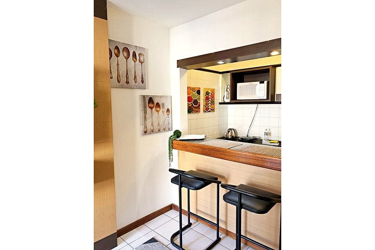 3.6 Flat aconchegante na melhor localização da Ilha