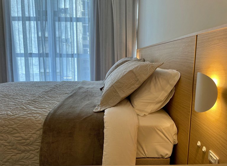 VA604 - Studio Moderno e Elegante | Centro de Floripa