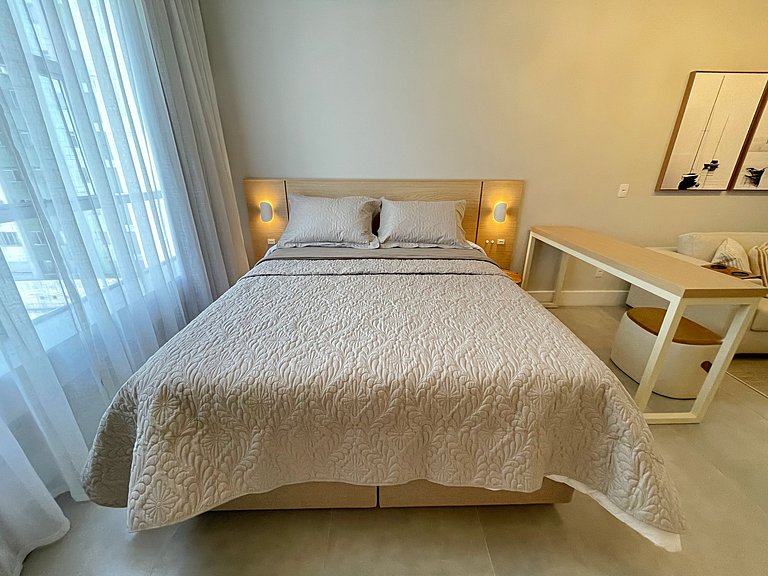 VA604 - Studio Moderno e Elegante | Centro de Floripa