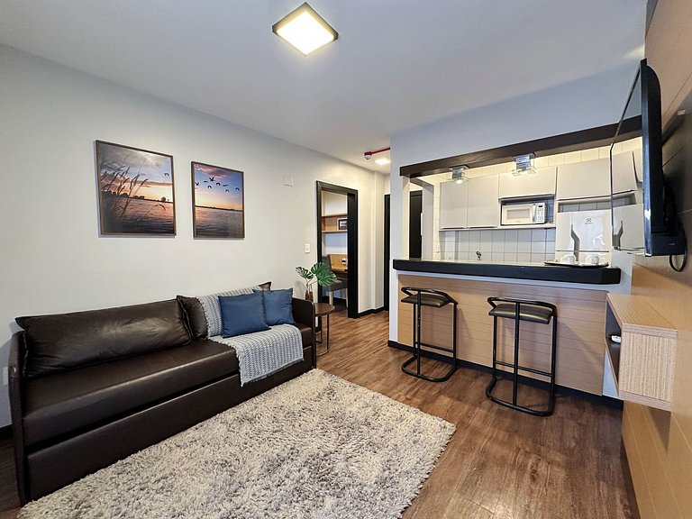 8.4 Lindo Flat com vista parcial para o mar