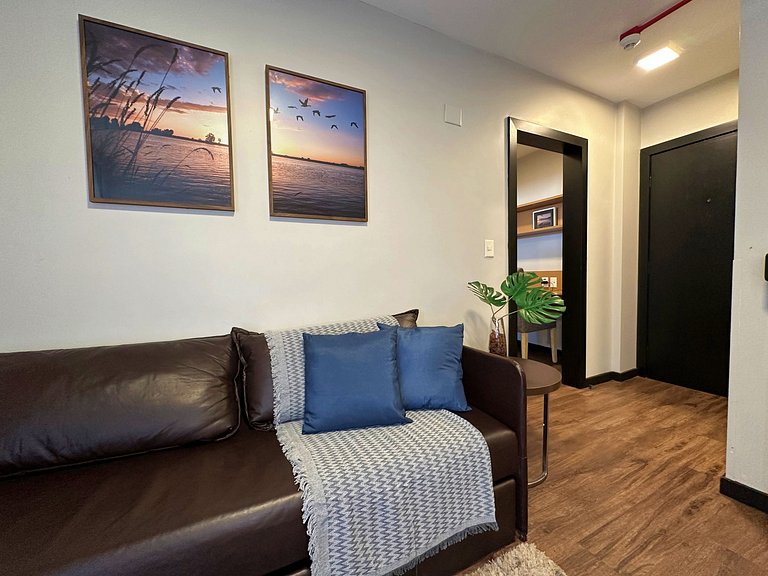 8.4 Lindo Flat com vista parcial para o mar