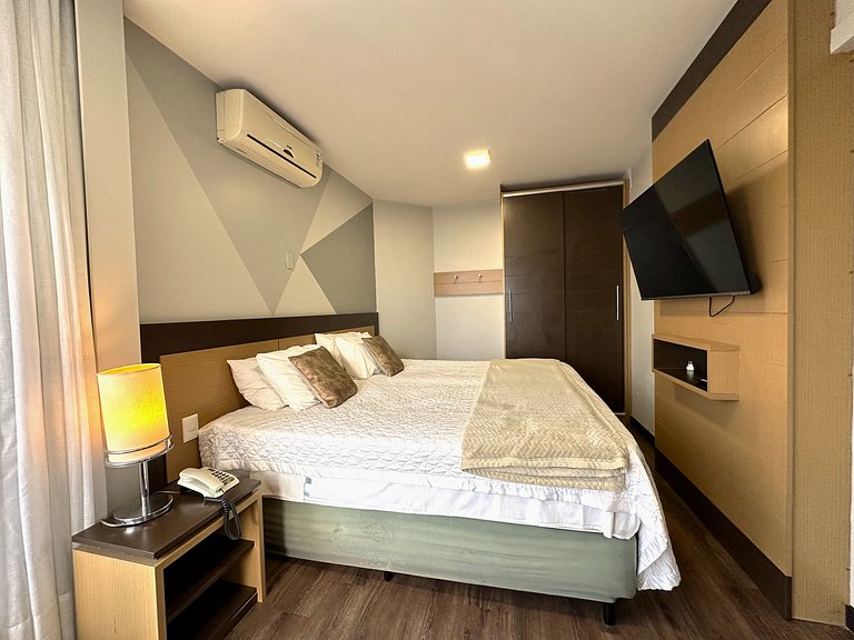 9.7 Flat na melhor localização de Floripa