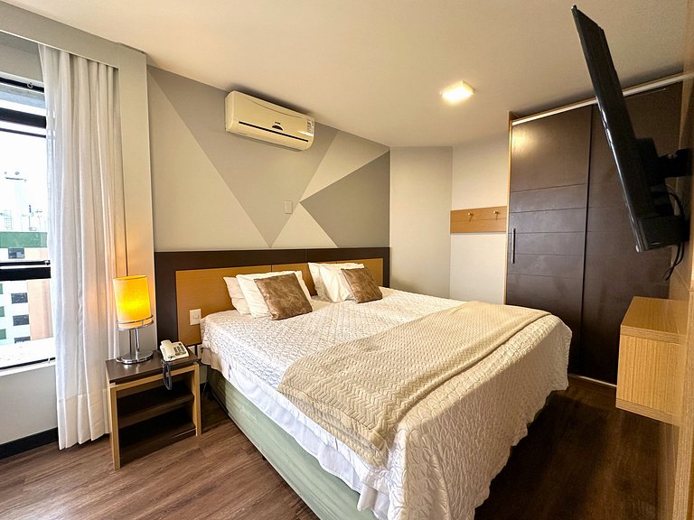9.7 Flat com vista parcial para o mar