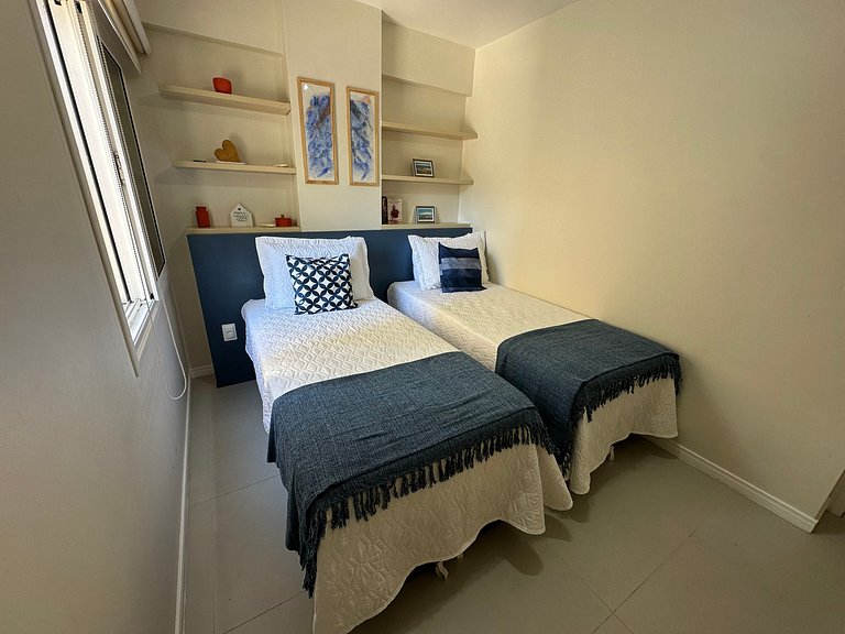 7.4 Apto moderno e mobiliado no Centro de Floripa