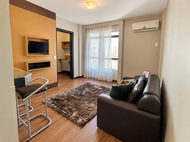 3.8 - Flat em Hotel com vista para Ponte Hercílio Luz