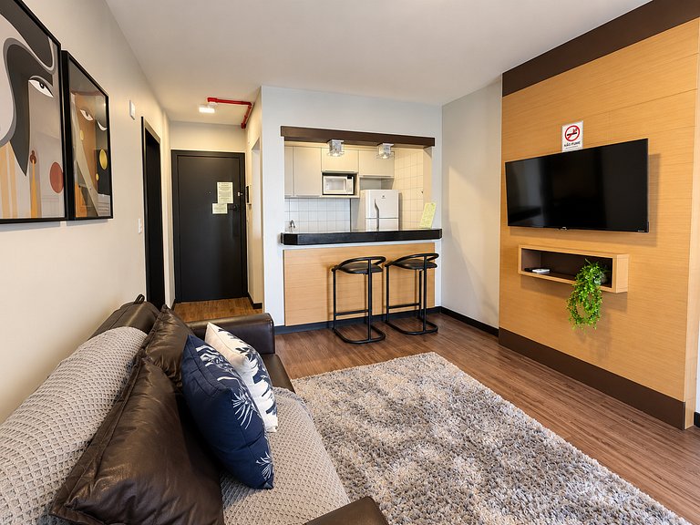 4.4 - Flat charmoso prox. Av. Beira-mar Norte