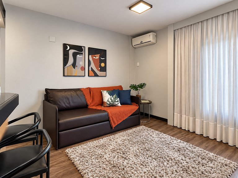 9.7 Flat na melhor localização de Floripa
