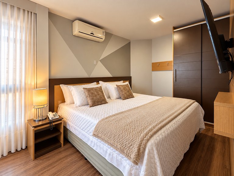 9.7 Flat na melhor localização de Floripa