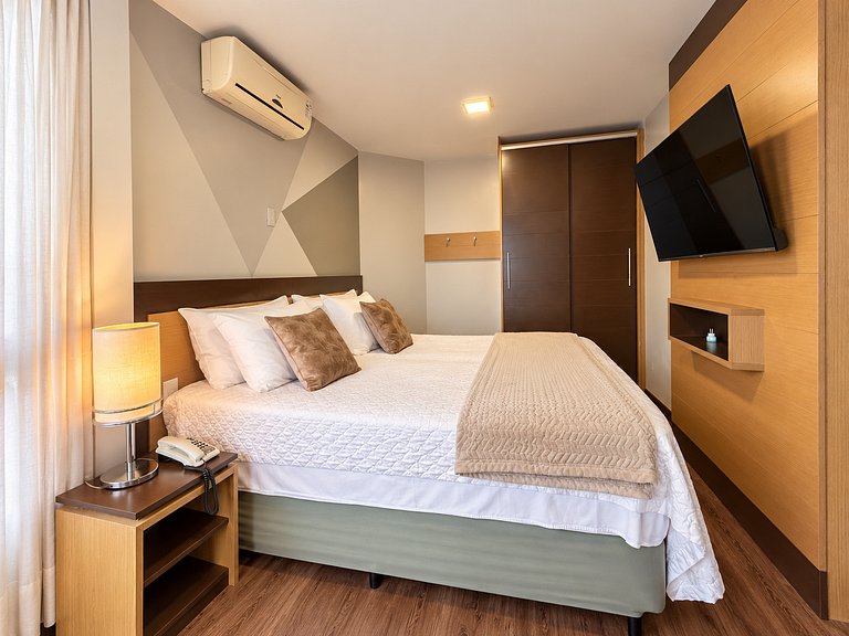 9.7 Flat na melhor localização de Floripa