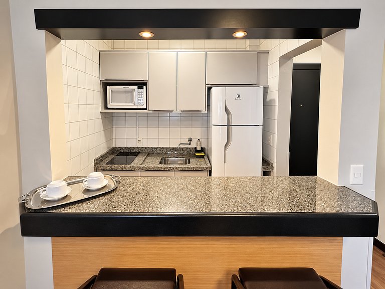 10.6 Flat no Centro | Rooftop Prédio Vista Ponte Hercílio Lu
