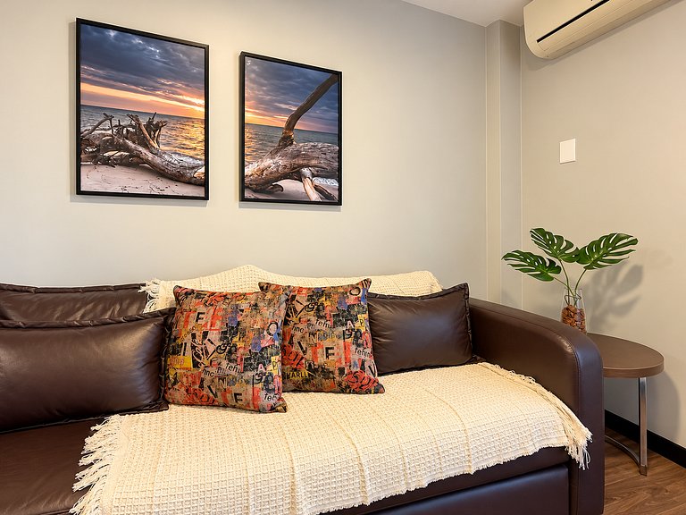10.6 Flat no Centro | Rooftop Prédio Vista Ponte Hercílio Lu