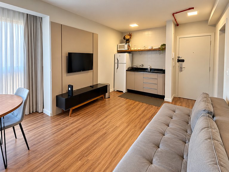 113Lindo e moderno flat em frente ao Parque da Luz