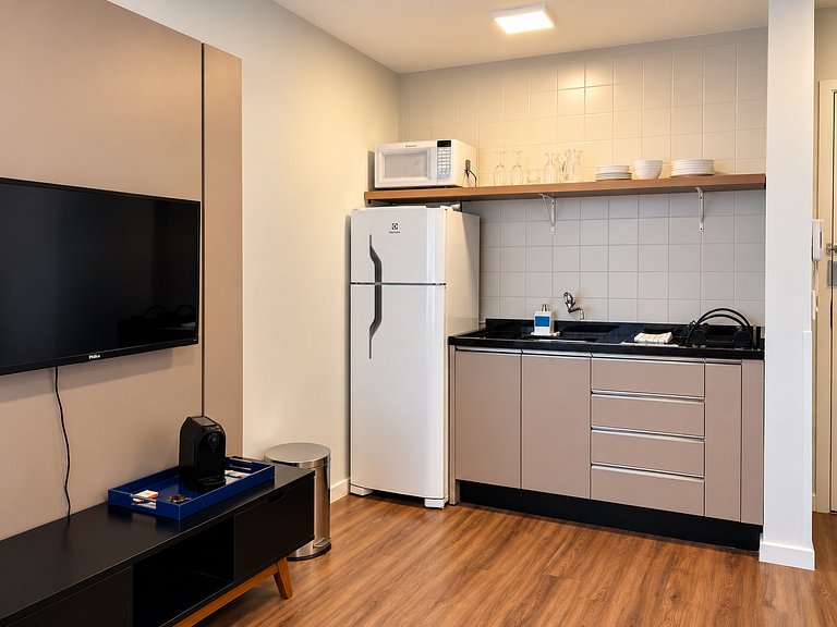 113Lindo e moderno flat em frente ao Parque da Luz