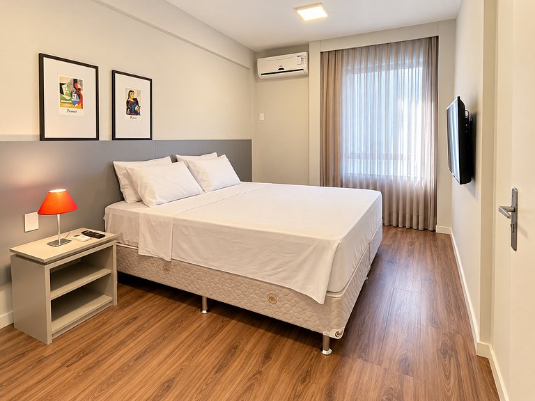 113Lindo e moderno flat em frente ao Parque da Luz