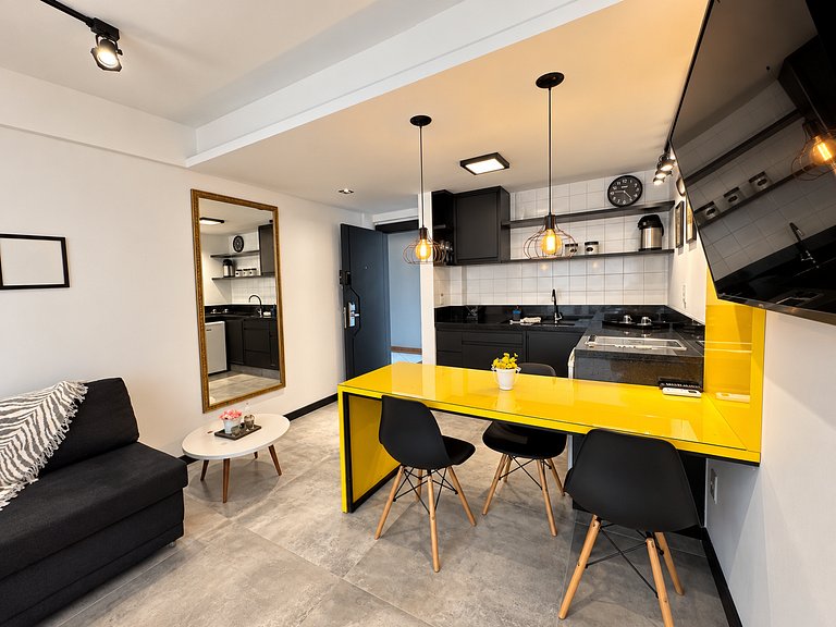 11.8 Flat moderno na melhor localização de Floripa
